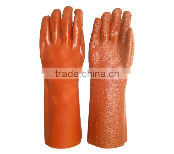 High Quality Heavy Duty Terry Toweling Liner Pvc Glove photo-3