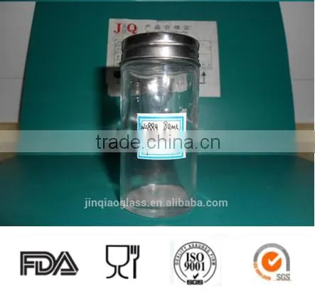 Different Glass Spicy Jar With Cap photo-4