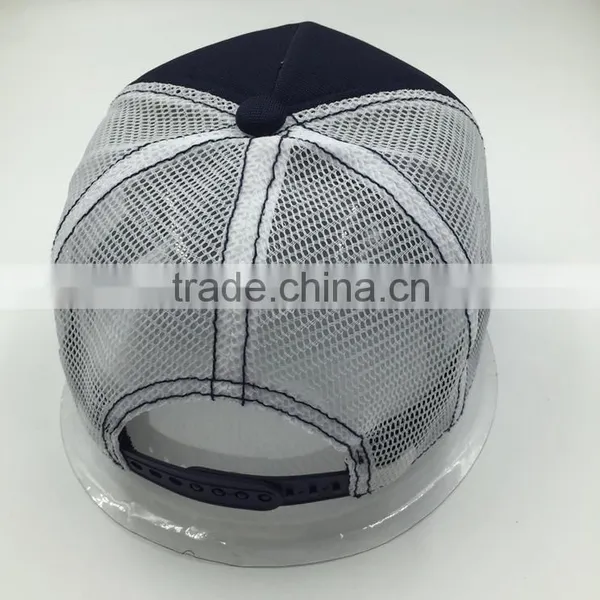 Cutomized Flocking Print 5 Panel Trucker Baseball Cap photo-4