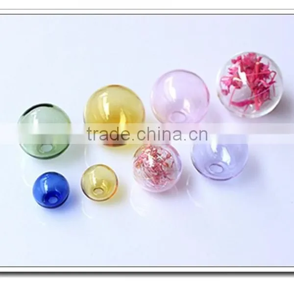 Newest 6mm 10mm 12mm 14mm 16mm 18mm 20mm 25mm 30mm35mm 50mm.... Cove& Bottle& Vial& Bauble {]hanging Hollow Colored Glass Ball