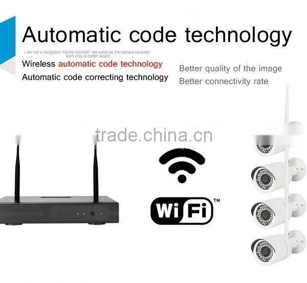 Full HD 720P WIFI NVR and WIFI Camera Home Security 4ch Wifi Nvr Kit Smart Home Security System photo-4