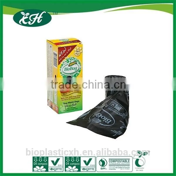 Renewable GM-free En13432 Cornstarch 100% Biodegradable Diaper Sack photo-5
