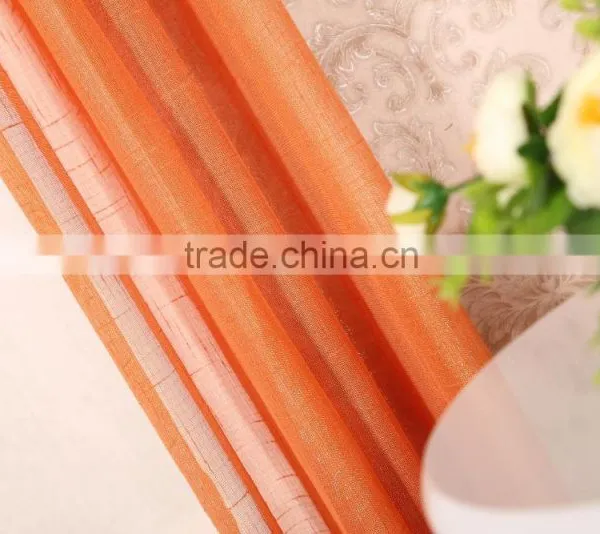 100% Polyester Fabric Gold and Silver Metallic Yarn Voile Sheer Eyelet Curtain Drapes photo-3
