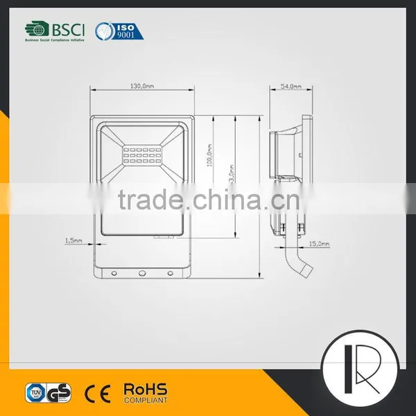 High Bright 10W LED Cranked Bracket Floodlight photo-5