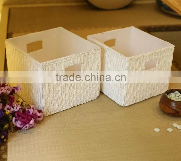 Paper Rope Storage Basket