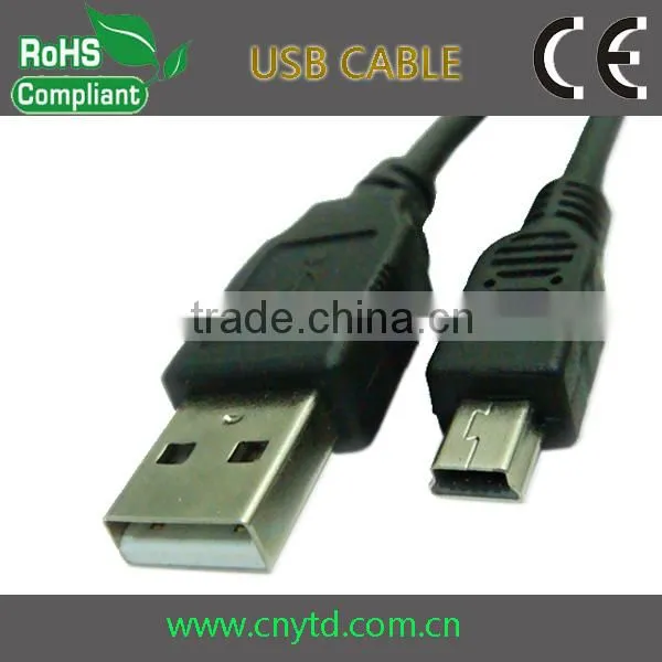 USB2.0 Charging Cable am to 5p Mini Usb Cable photo-6