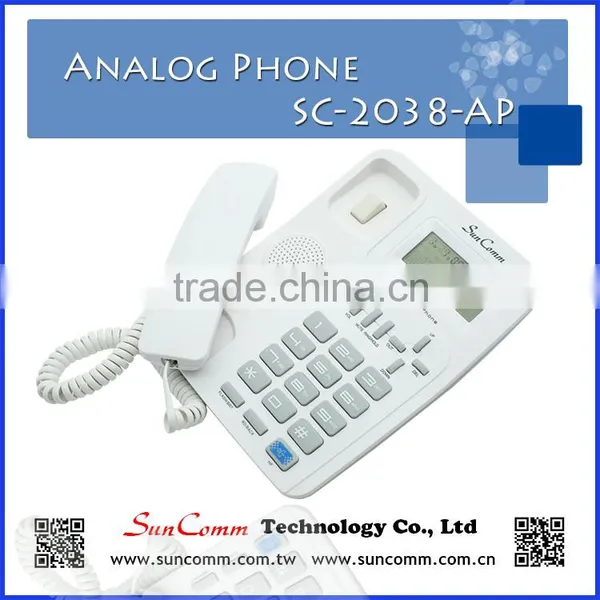 SC-2020-AP SunComm Dual System Analog/Caller ID/landline Phone With FSK/ DTMF, Big Button photo-5