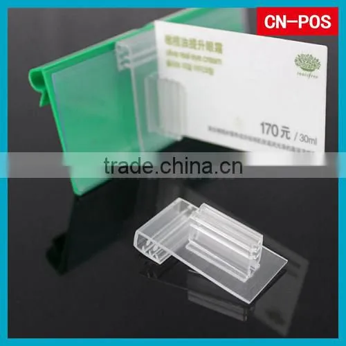 Supermarket Plastic Price Label Holder for Hanging