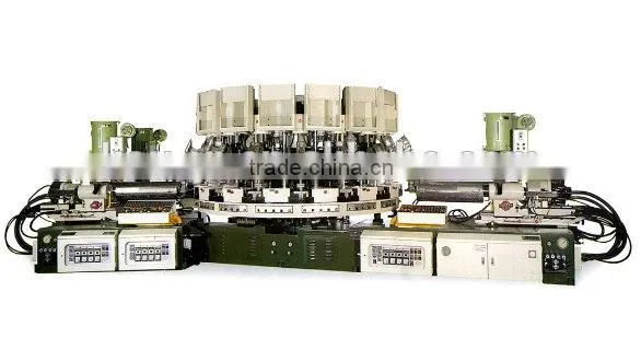 Three Colour Rotary Type Automatic Soles Jointing & Ejecting Machine