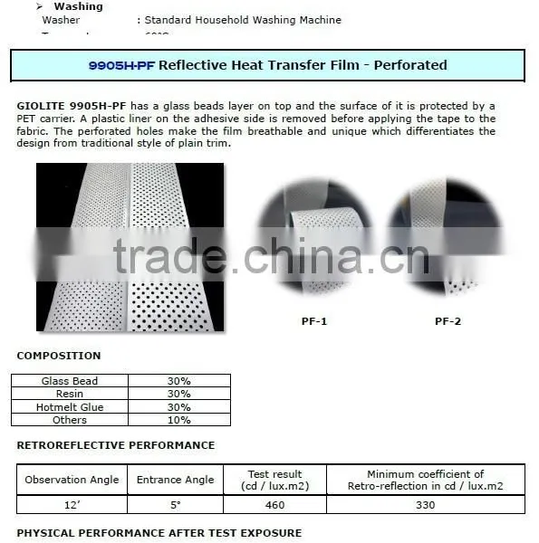 9905H-PF Reflective Heat Transfer Tape - Perforated photo-4