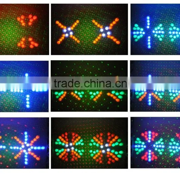 8W RGB LEDs and 150mW RG Fireworks Twinkling Laser Light photo-2