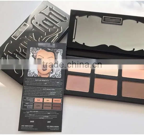 Europe and the United States Sell Like Hot Cakes Cardboard 6 Color Powder Box, Eye Shadow Box Color Fashion photo-5