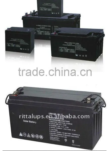 Solar Energy Battery for 4V/6V12V 3.5AH-250AH Solar Pb Material Rechargeable Battery photo-2
