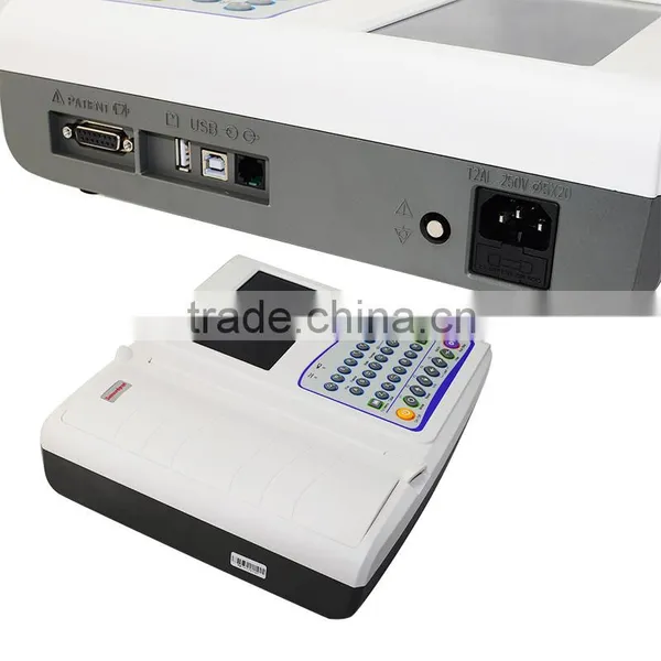 12-channel 12 Leads Portable ECG Machine Low Price photo-4