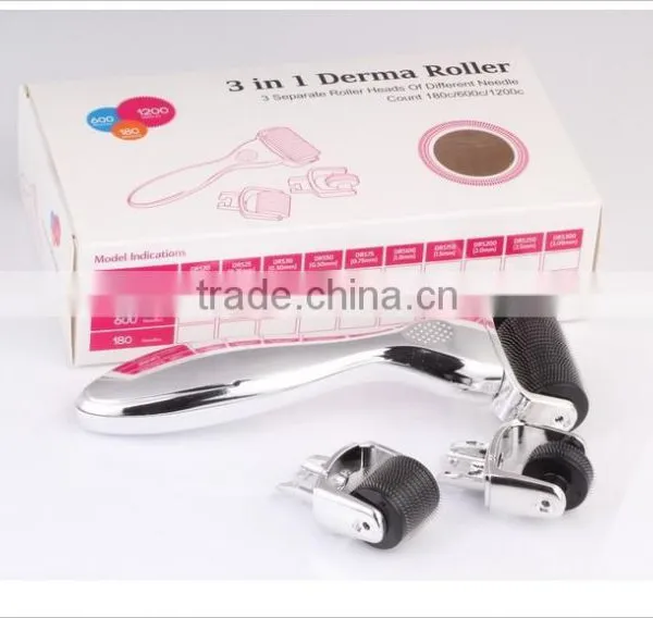 GTO Original Manufacture Wholesale 3 in 1derma Roller for Eye, Face and Body Use photo-5