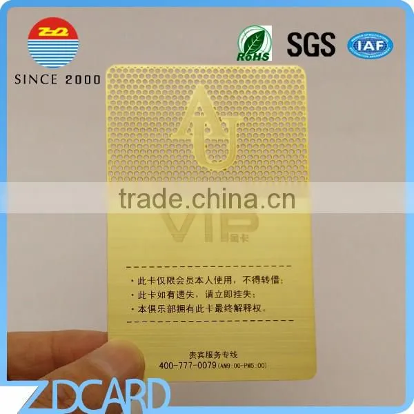 High Quality Full Color Print Metal Membership Card photo-3