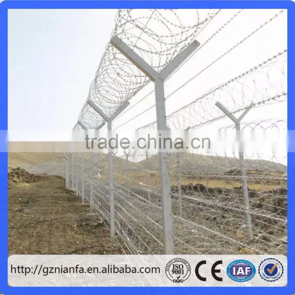 Security Use Galvanized/pvc Razor Barbed Wire in Coil for Sale(Guangzhou Factory) photo-3