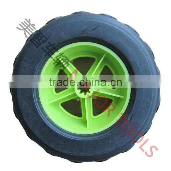 Blow Molding PE/PP Rubber Wheel Plastic 6 Inch 6X2 photo-2