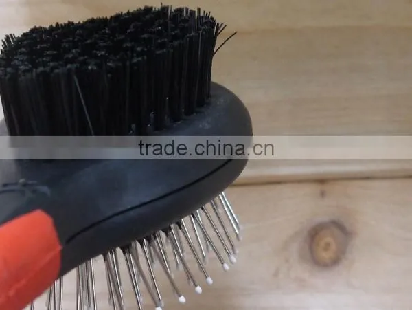 Pet Brush and Comb With Rubber Handle photo-3