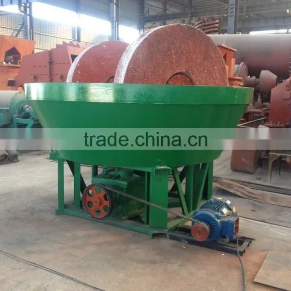 Large Wholesale 1200 Gold Wet Pan Mill, Wet Pan Grinding Mill Price photo-4