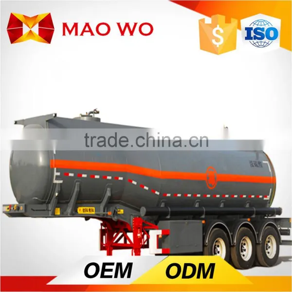 2016 Hot Sale 40ton Vacuum Tank Trailer Fuel Petrol Tanker Semi Trailer photo-3