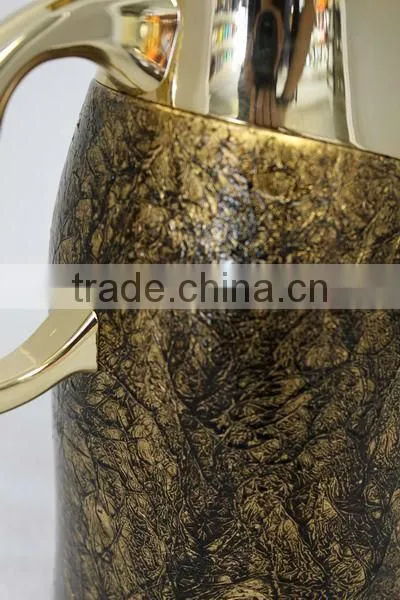 Golden Arabic Metal Printing Tea Pot Set for Dubai photo-3