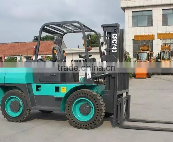 New Small 4000kg CPCY40 Diesel Forklift/off Road Forklift photo-4