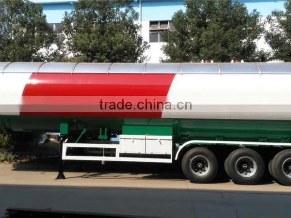 Good Quality 56 Cubic Meters Shaded Lpg Gas Tanker Semi Trailer photo-2