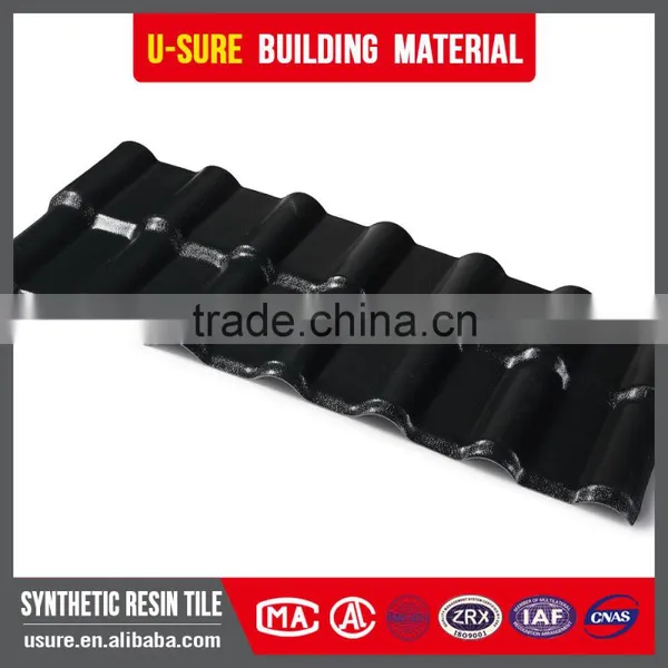 Lasting Color Plastic Spanish Style Synthetic Resin Roof Tile photo-3