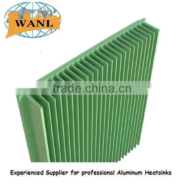 Black Anodizing Aluminum LED Heatsink Very Cheap Aluminium Profile photo-2