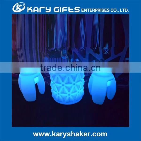 LED Lighting Plastic Coffee Table With rc Control and Battery AC Adapter Watorproof IP65 photo-3