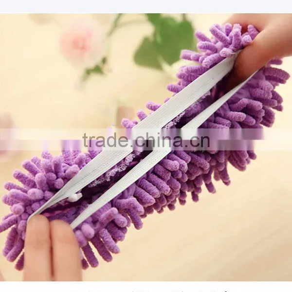 Factory Wholesae Durable Washtable Magic Shoes Mop Floor Cleaning Shoes photo-4