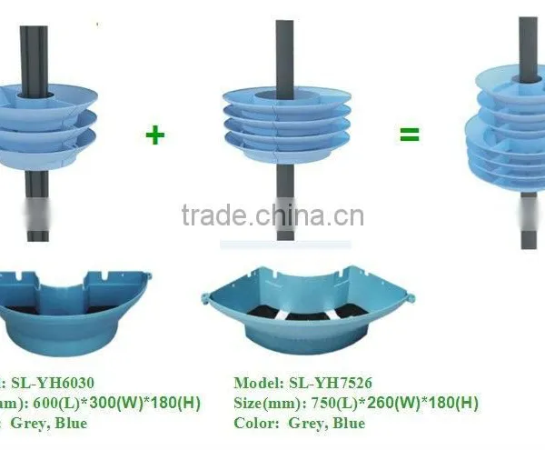 SL-YH6030 POTS Lamp Post Planters / Indoor Decorative Pots Planters photo-2