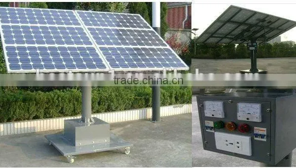 Hot Solar New Style Poryable Solar Panel System With LED Lighting 100 w photo-2
