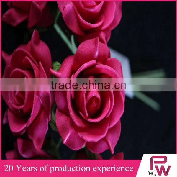 Making Flower Wholesalers Artificial Roses for Home Decore photo-2