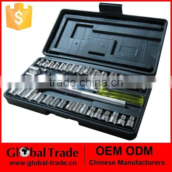 40pcs Socket Wrench Set.Socket Sleeve Wrench Combination Set Repair Tool Kit.T0080
