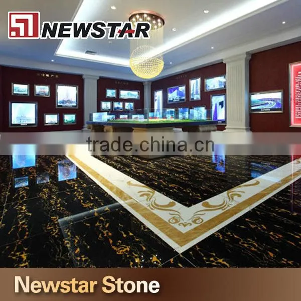 Newstar Black Bathroom Vanity Custom Cut Marble Table Top Vanity With Tops photo-2
