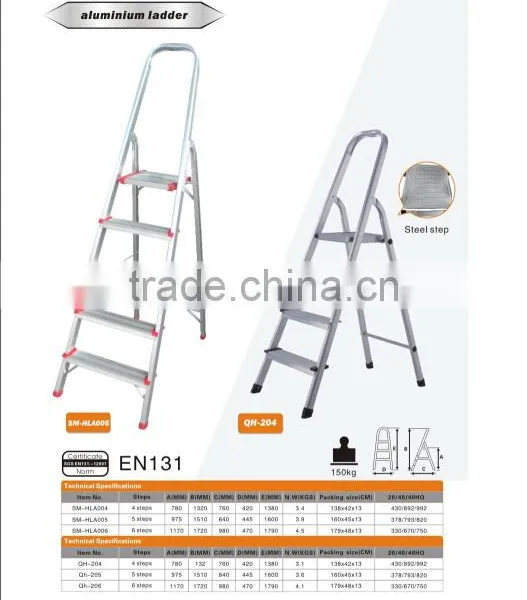 Steel Step Aluminum Ladder