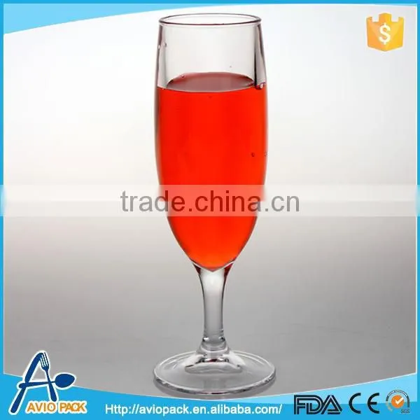 Clear Plastic Champagne Glass Goblet for Catering, Outdoor Party photo-2