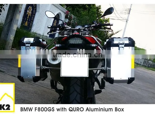 High Quailty SIKKIA QURO Motocycle Aluminiam Pannier Case Black