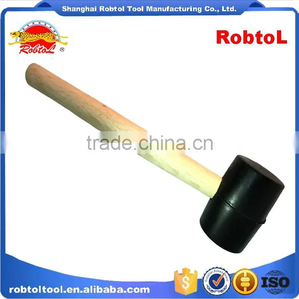 8oz Rubber Hammer Double Face Two Way Mallet Plastic Nylon Head photo-4