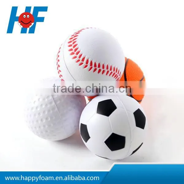 63mm PU Elastic Foam Custom Anti Stress Golf Ball photo-2