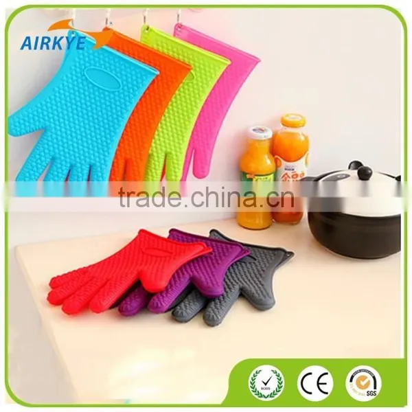 Kitchen Tool Heat Resistant Glove Oven Pot Holder Silicone Mitt Grip photo-2