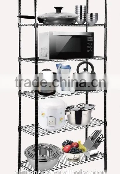 Hot Sale!! EU and USA Fashionable Model and Classic 6 Layer Wire Shelving photo-2