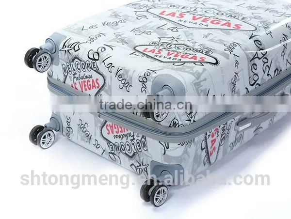 PC Printing Luggage Set Travel Trolley Suitcase Wholesale photo-4