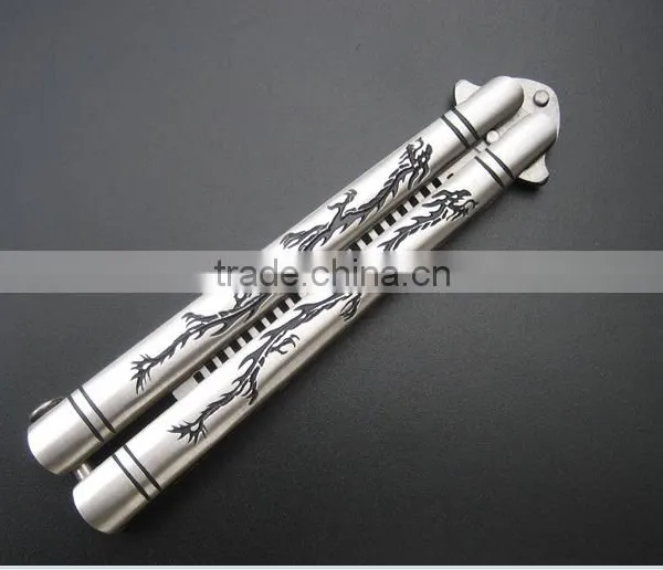 Wholesales Sliver Comb Multi Function Stainless Steel Trainer Tool Butterfly Comb photo-2