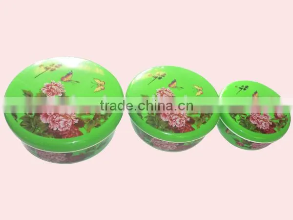 Food Grade KitchenPlastic Salad Bowl /Soup Bowl Set With Lid photo-4