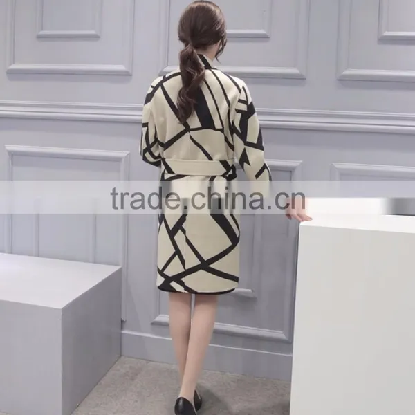100% Lady Cashmere Wool Coat 2016 photo-2