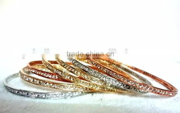 Designer Bangle Sets in Three Tones- Silver,Gold,Copper photo-5