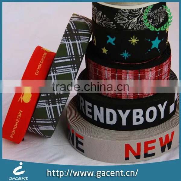 Hot Sale Manufacturer Jacquard Band With Elastic With New Pattern photo-6